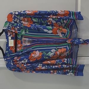 Maeve Floral Button Down Top